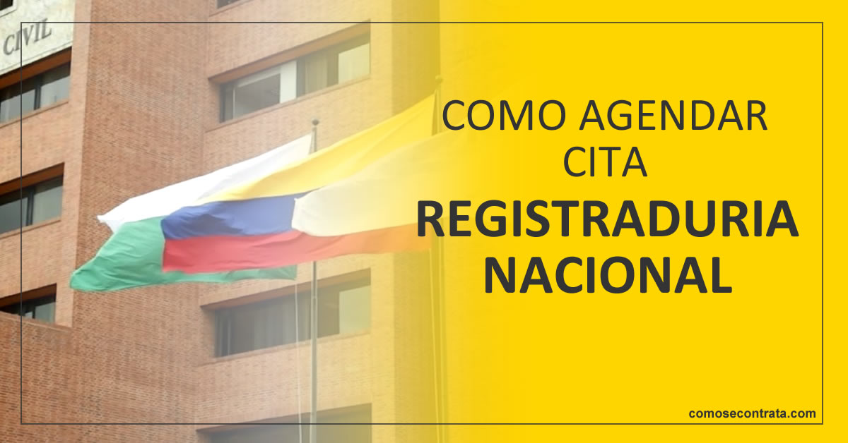 agendamiento de citas registraduria nacional colombia, cedulas