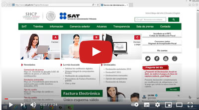 guía en video para agendar cita SAT méxico