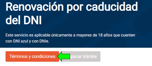 iniciar trámite renovación DNI reniec peru