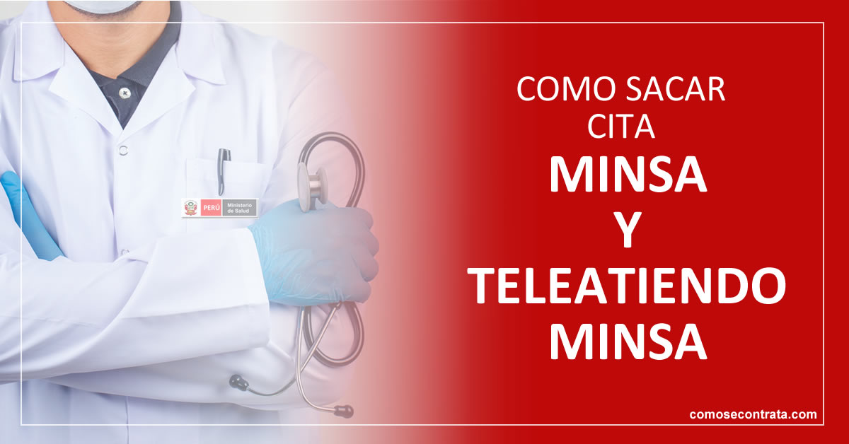 como sacar cita minsa, teleatiendo minsa perú