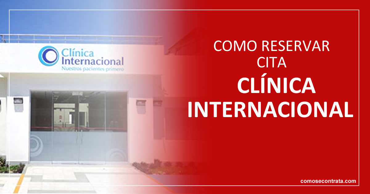 como sccar cita, reservar cita clinica internacional perú