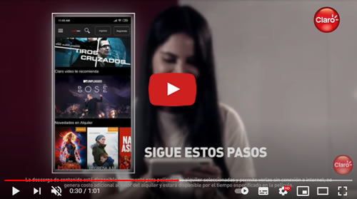 Video instructivo para cómo registrarse en Claro Video Colombia si ya eres cliente