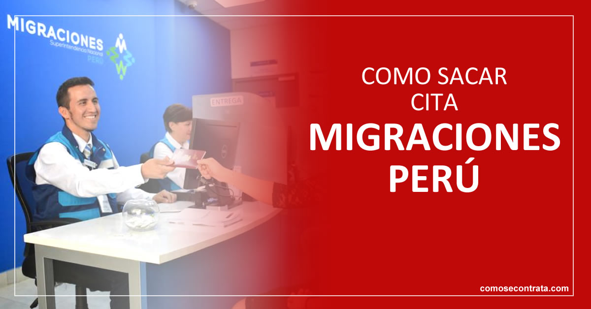 cómo sacar citas migraciones perú