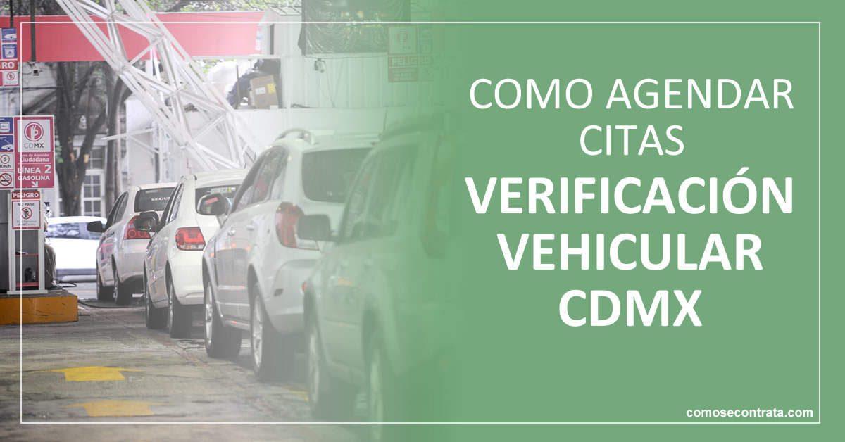 como agendar cita verificación vehicular cdmx en ciudad de méxico