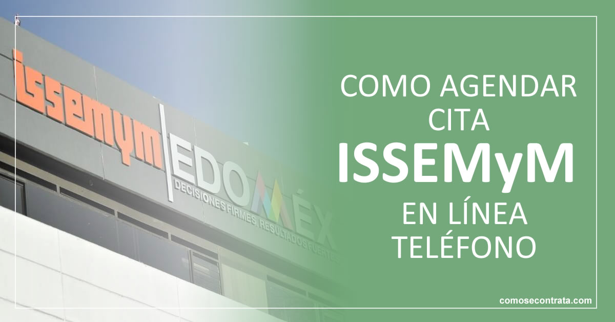 como agendar cita issemym, estado de méxico