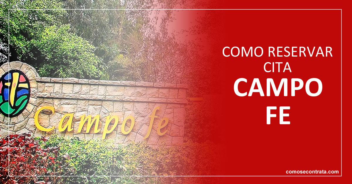 como reservar cita campo fe camposanto perú