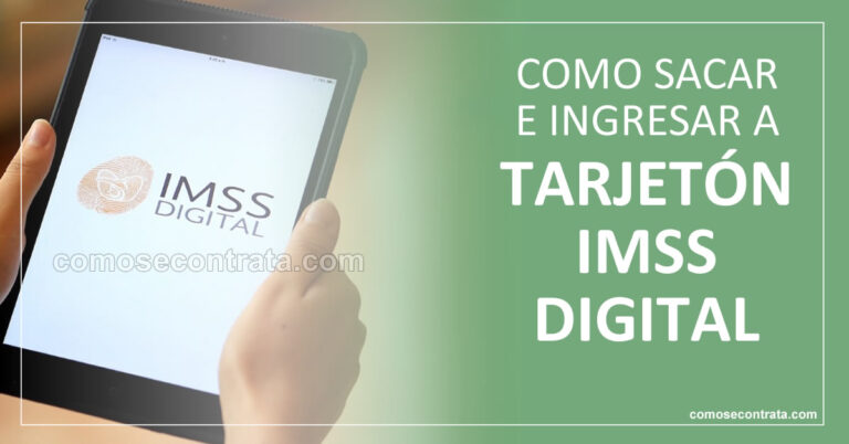 Tarjetón Digital IMSS - Ir a ver Recibos Activos y Pasivos