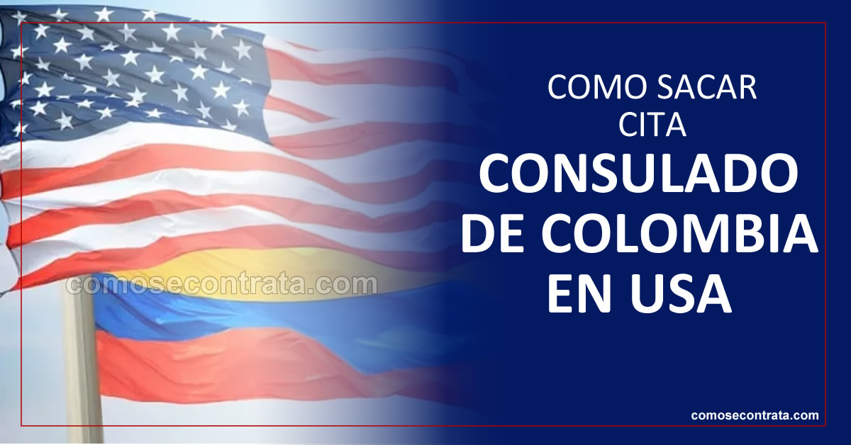 sacar citas consulado de colombia en estados unidos