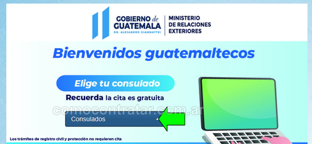 sacar turnos online consulado de guatemala en estados unidos